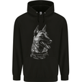 A Malinois Belga Dog Childrens Kids Hoodie Black