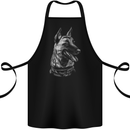 A Malinois Belga Dog Cotton Apron 100% Organic Black