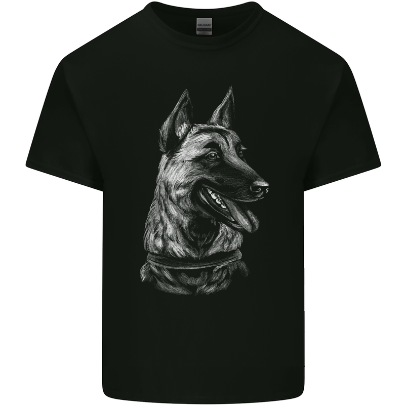 A Malinois Belga Dog Kids T-Shirt Childrens Black