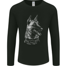 A Malinois Belga Dog Mens Long Sleeve T-Shirt Black