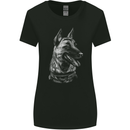 A Malinois Belga Dog Womens Wider Cut T-Shirt Black