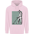 A Man Metal Detecting Detector Childrens Kids Hoodie Light Pink