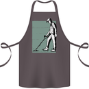 A Man Metal Detecting Detector Cotton Apron 100% Organic Dark Grey