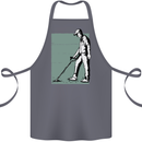 A Man Metal Detecting Detector Cotton Apron 100% Organic Steel