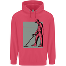 A Man Metal Detecting Detector Detect Childrens Kids Hoodie Heliconia