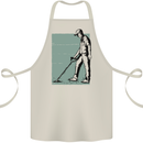 A Man Metal Detecting Detector Detect Cotton Apron 100% Organic Natural