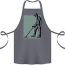 A Man Metal Detecting Detector Detect Cotton Apron 100% Organic Steel