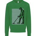 A Man Metal Detecting Detector Detect Kids Sweatshirt Jumper Irish Green