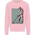 A Man Metal Detecting Detector Detect Kids Sweatshirt Jumper Light Pink