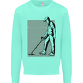 A Man Metal Detecting Detector Detect Kids Sweatshirt Jumper Peppermint