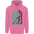 A Man Metal Detecting Detector Detect Mens 80% Cotton Hoodie Azelea