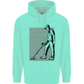 A Man Metal Detecting Detector Detect Mens 80% Cotton Hoodie Peppermint