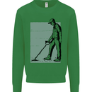 A Man Metal Detecting Detector Detect Mens Sweatshirt Jumper Irish Green