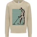 A Man Metal Detecting Detector Detect Mens Sweatshirt Jumper Sand