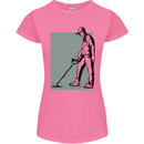 A Man Metal Detecting Detector Detect Womens Petite Cut T-Shirt Azalea