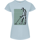 A Man Metal Detecting Detector Detect Womens Petite Cut T-Shirt Light Blue