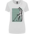 A Man Metal Detecting Detector Detect Womens Wider Cut T-Shirt White