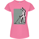 A Man Metal Detecting Detector Womens Petite Cut T-Shirt Azalea