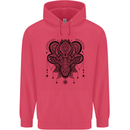 A Mandala Deer Childrens Kids Hoodie Heliconia