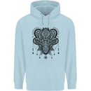 A Mandala Deer Childrens Kids Hoodie Light Blue