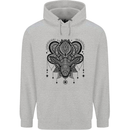 A Mandala Deer Childrens Kids Hoodie Sports Grey