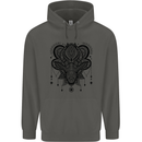 A Mandala Deer Childrens Kids Hoodie Storm Grey