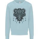 A Mandala Deer Kids Sweatshirt Jumper Light Blue