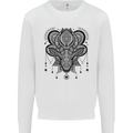 A Mandala Deer Kids Sweatshirt Jumper White