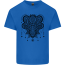 A Mandala Deer Kids T-Shirt Childrens Royal Blue