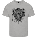 A Mandala Deer Kids T-Shirt Childrens Sports Grey