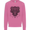 A Mandala Deer Mens Sweatshirt Jumper Azalea