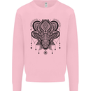 A Mandala Deer Mens Sweatshirt Jumper Light Pink