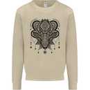 A Mandala Deer Mens Sweatshirt Jumper Sand