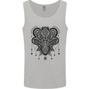 A Mandala Deer Mens Vest Tank Top Sports Grey