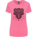 A Mandala Deer Womens Wider Cut T-Shirt Azalea