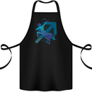 A Masculine Sagittarius Star Sign Design Cotton Apron 100% Organic Black