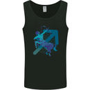 A Masculine Sagittarius Star Sign Design Mens Vest Tank Top Black