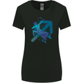 A Masculine Sagittarius Star Sign Design Womens Wider Cut T-Shirt Black