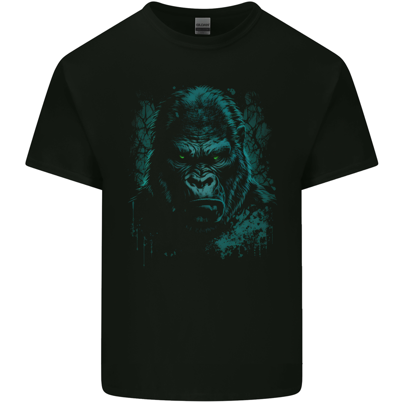 A Mean Gorilla Dark Style Kids T-Shirt Childrens Black