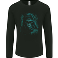 A Mean Gorilla Dark Style Mens Long Sleeve T-Shirt Black