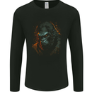A Mean Gorilla Mens Long Sleeve T-Shirt Black