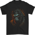 A Mean Gorilla Mens T-Shirt 100% Cotton Black