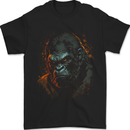 A Mean Gorilla Mens T-Shirt 100% Cotton Black