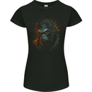 A Mean Gorilla Womens Petite Cut T-Shirt Black