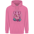 A Meditating Elephant Yoga Spiritual Childrens Kids Hoodie Azalea