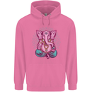 A Meditating Elephant Yoga Spiritual Childrens Kids Hoodie Azalea