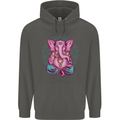 A Meditating Elephant Yoga Spiritual Childrens Kids Hoodie Storm Grey