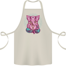A Meditating Elephant Yoga Spiritual Cotton Apron 100% Organic Natural