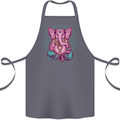 A Meditating Elephant Yoga Spiritual Cotton Apron 100% Organic Steel