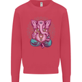 A Meditating Elephant Yoga Spiritual Kids Sweatshirt Jumper Heliconia